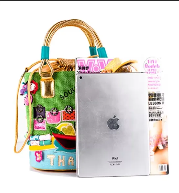 Pre Order: Thailand-Themed Souvenir Bucket Bag