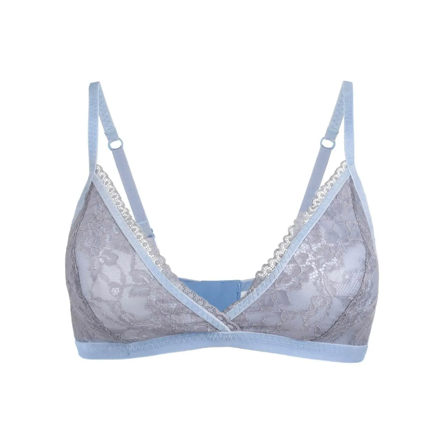 Serenity - Lace Organic Cotton & Silk Bralette