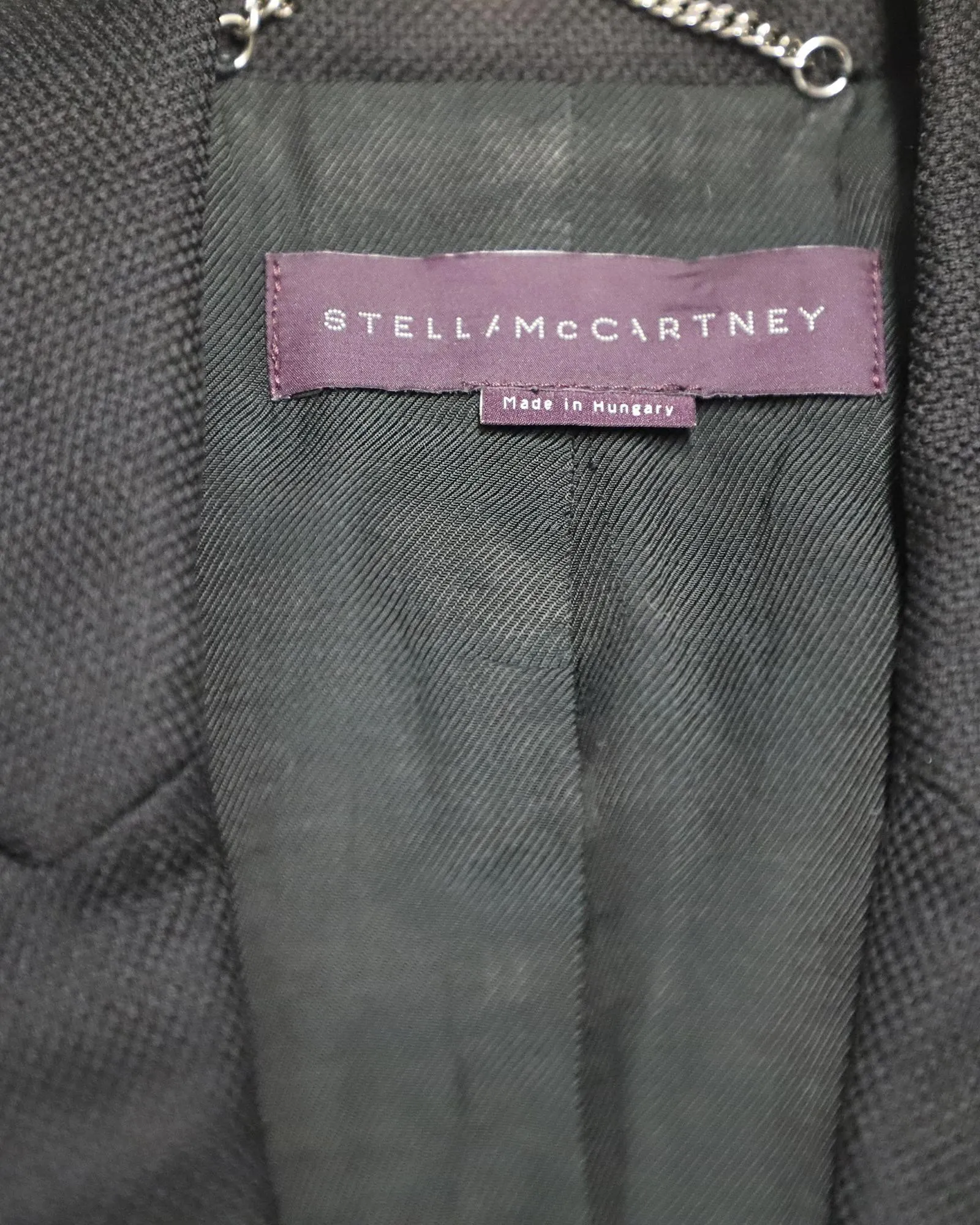 Stella McCartney Womens Tailored Blazer in Black - Sustainable and Stylish