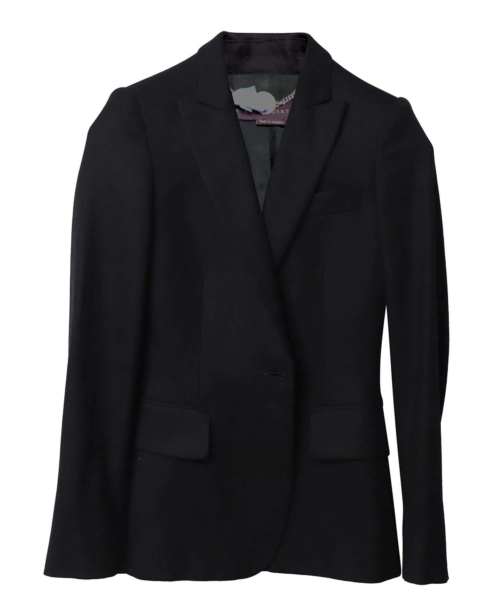 Stella McCartney Womens Tailored Blazer in Black - Sustainable and Stylish