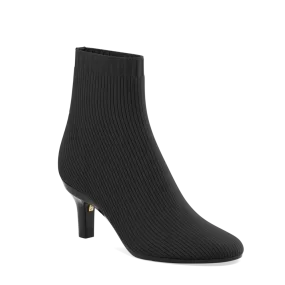 The Josie Bootie - Coal Knit 3 Stiletto