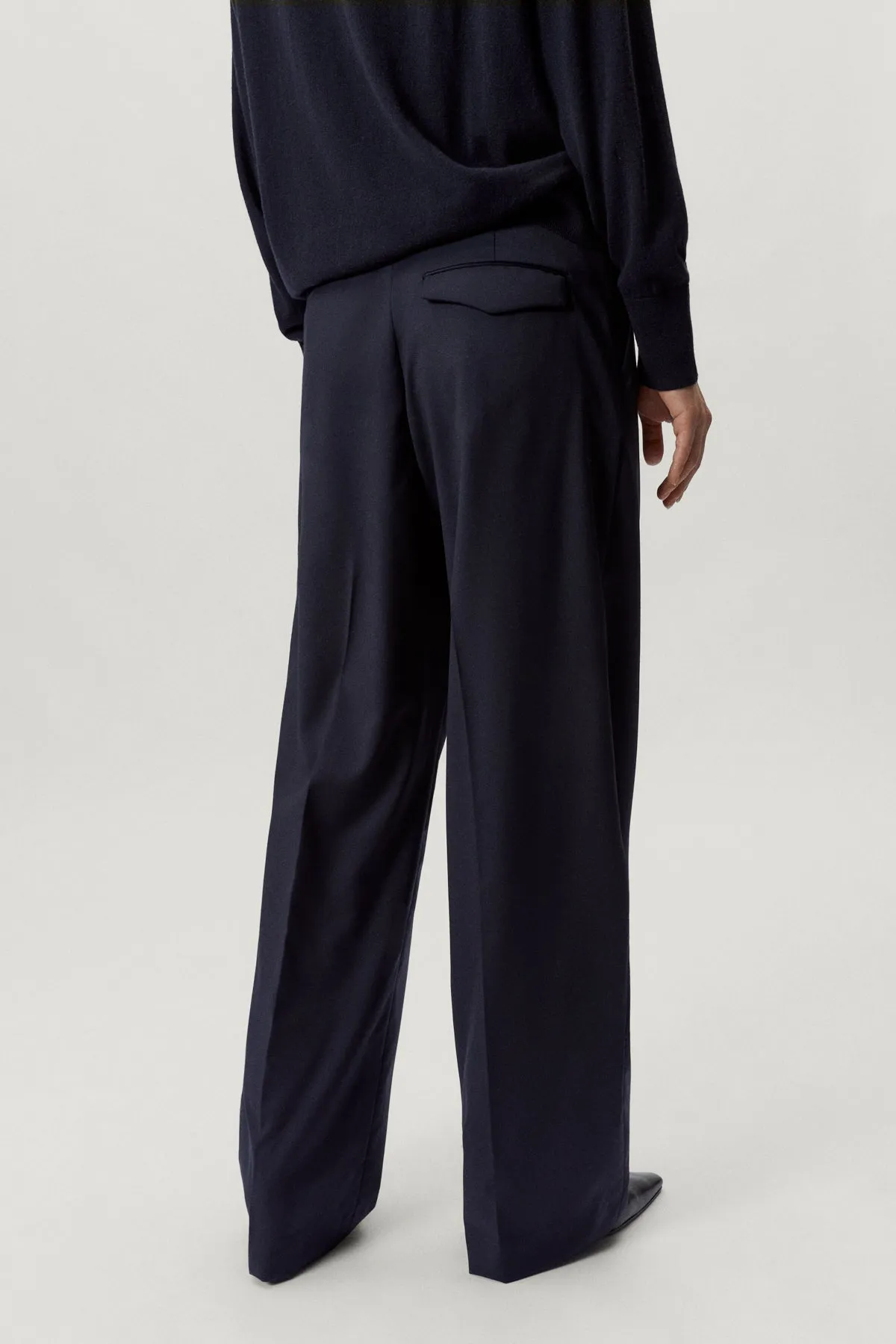 The Wool Tailored Pants with Pinces