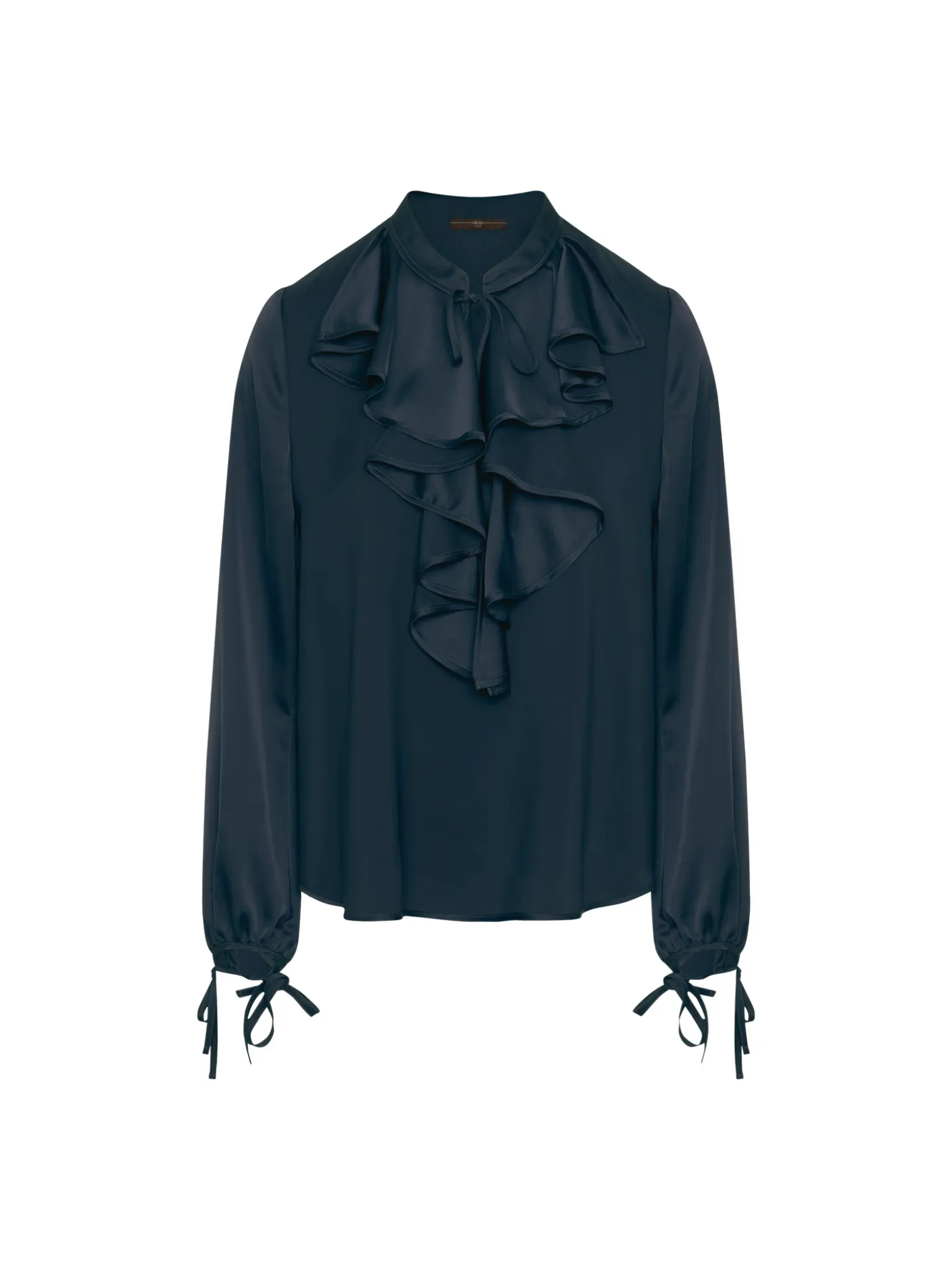 Triumphant Black Ruffle Shirt