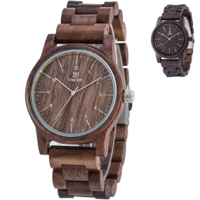 UWOODPro™ Men's Handmade Wood Watch - Minimalist Analog Wooden Watch