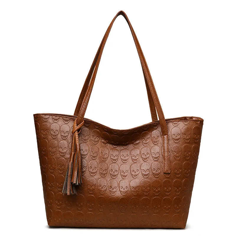 Versatile Crossbody Solid Color Tote Women's Bag