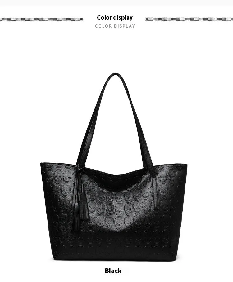 Versatile Crossbody Solid Color Tote Women's Bag