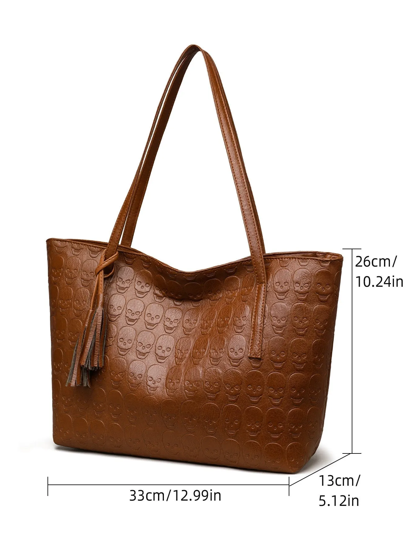 Versatile Crossbody Solid Color Tote Women's Bag