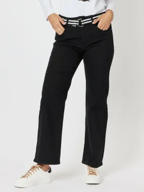 Vicki High Rise Bootcut Jean - Black