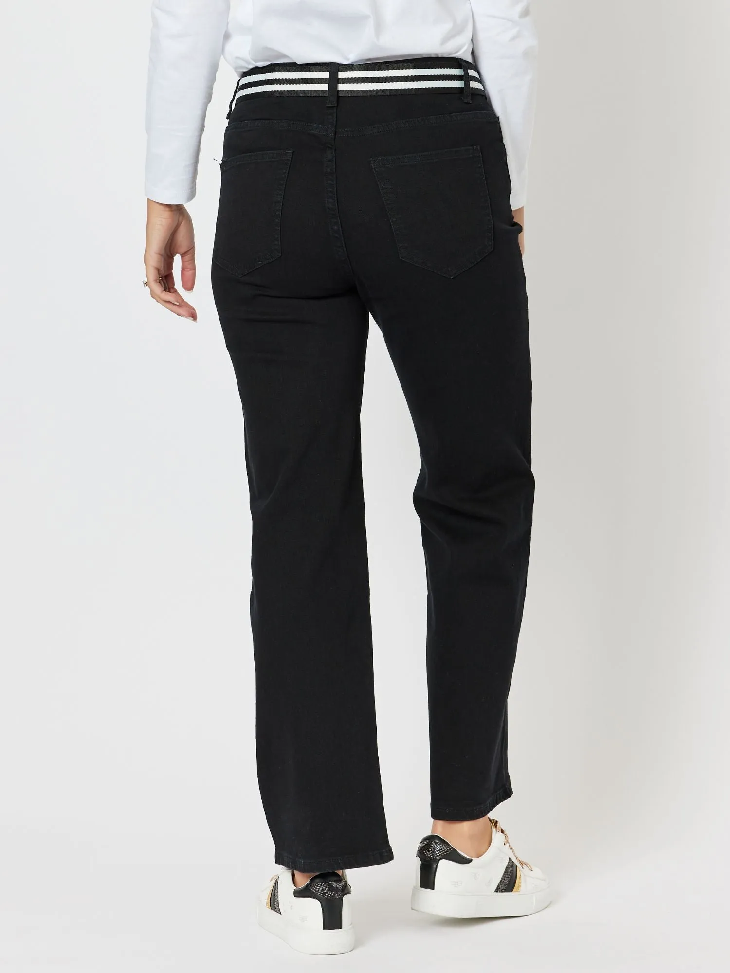 Vicki High Rise Bootcut Jean - Black