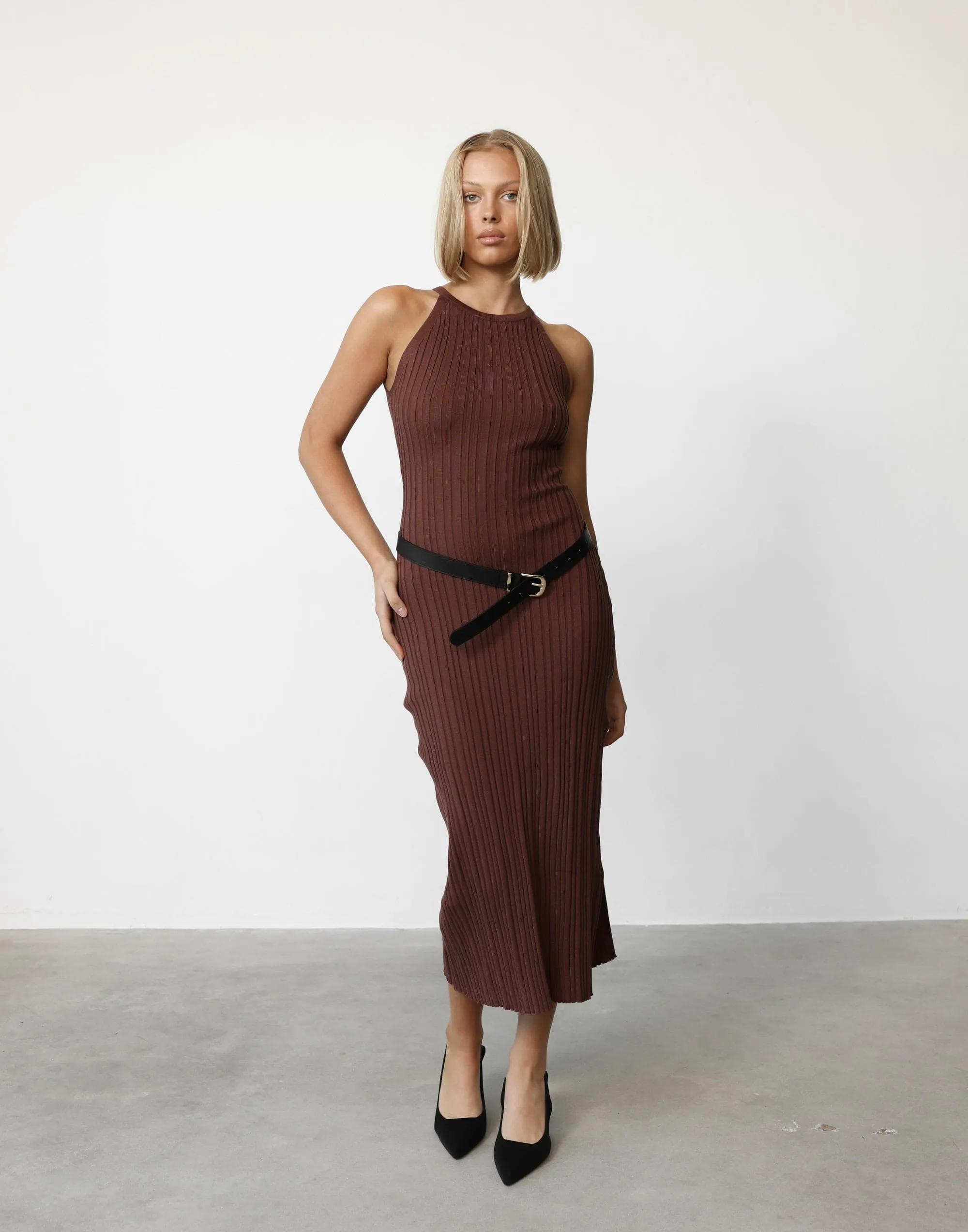 Vivian Maxi Dress (Cocoa)