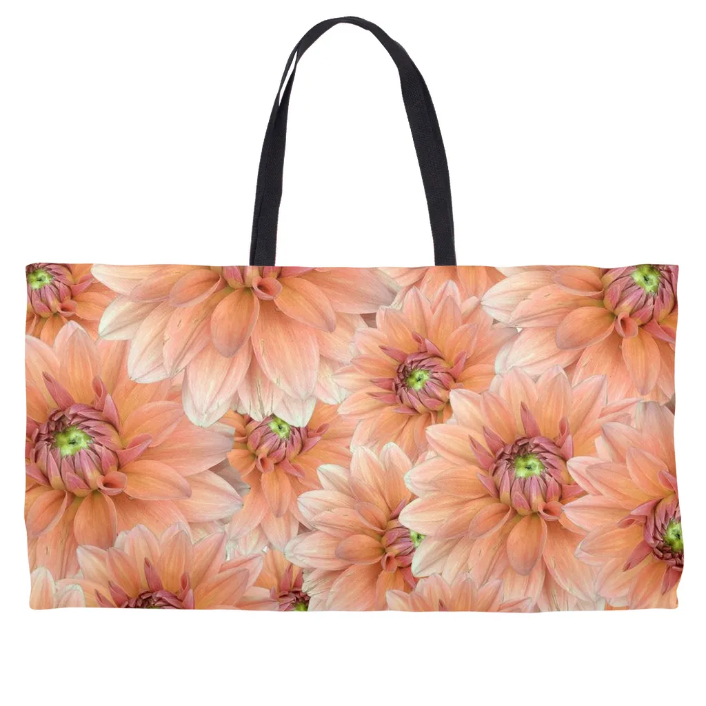 Weekend Tote (Cotton rope or webbing handle) Dahlia  1