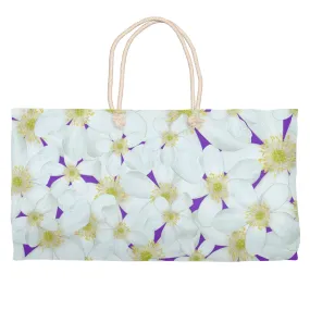 Weekend Tote (Cotton rope or webbing handles) Wood Anemone  1