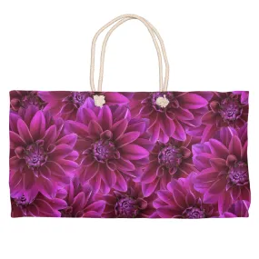 Weekend Tote (Cotton webbing or rope handle) Dahlia 2