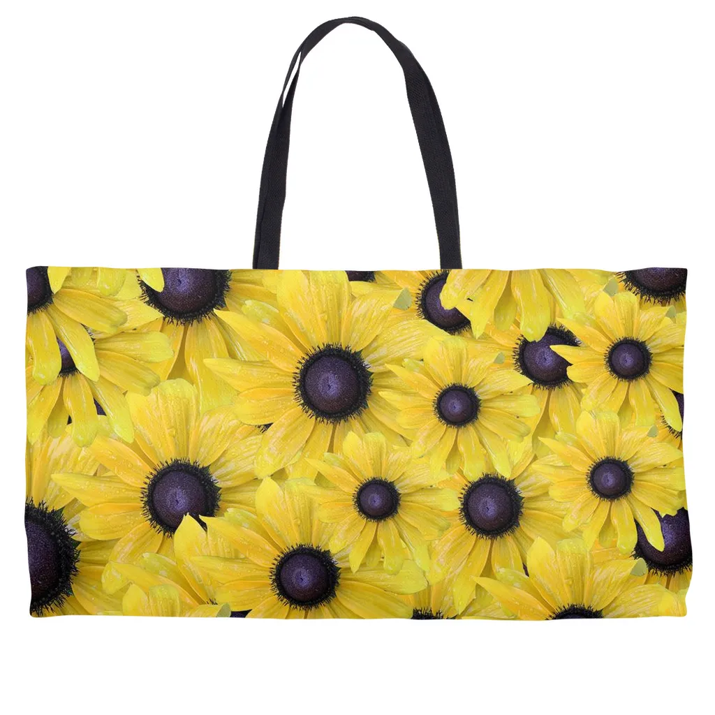 Weekend Tote (Cotton webbing or rope handles) Rudbeckia 1