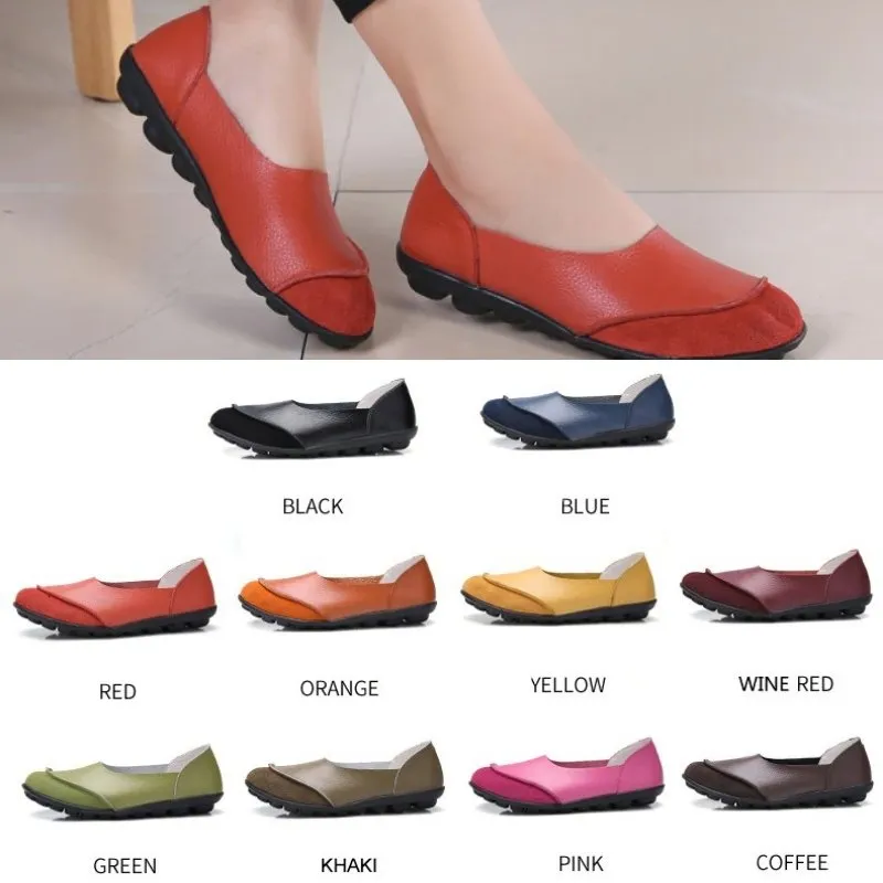 Women's Moccasins Soft Leather Flats for Bunions