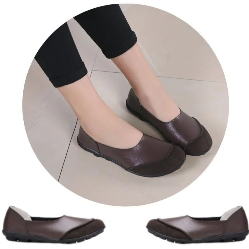 Women's Moccasins Soft Leather Flats for Bunions