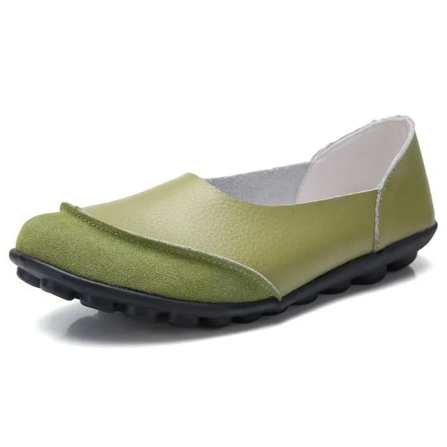 Women's Moccasins Soft Leather Flats for Bunions