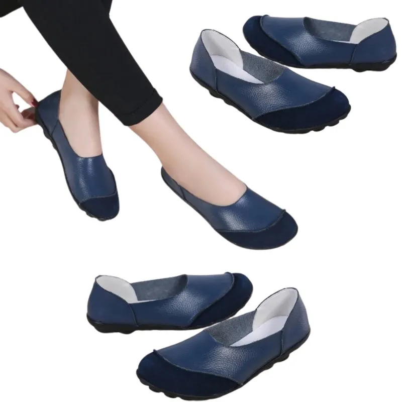 Women's Moccasins Soft Leather Flats for Bunions