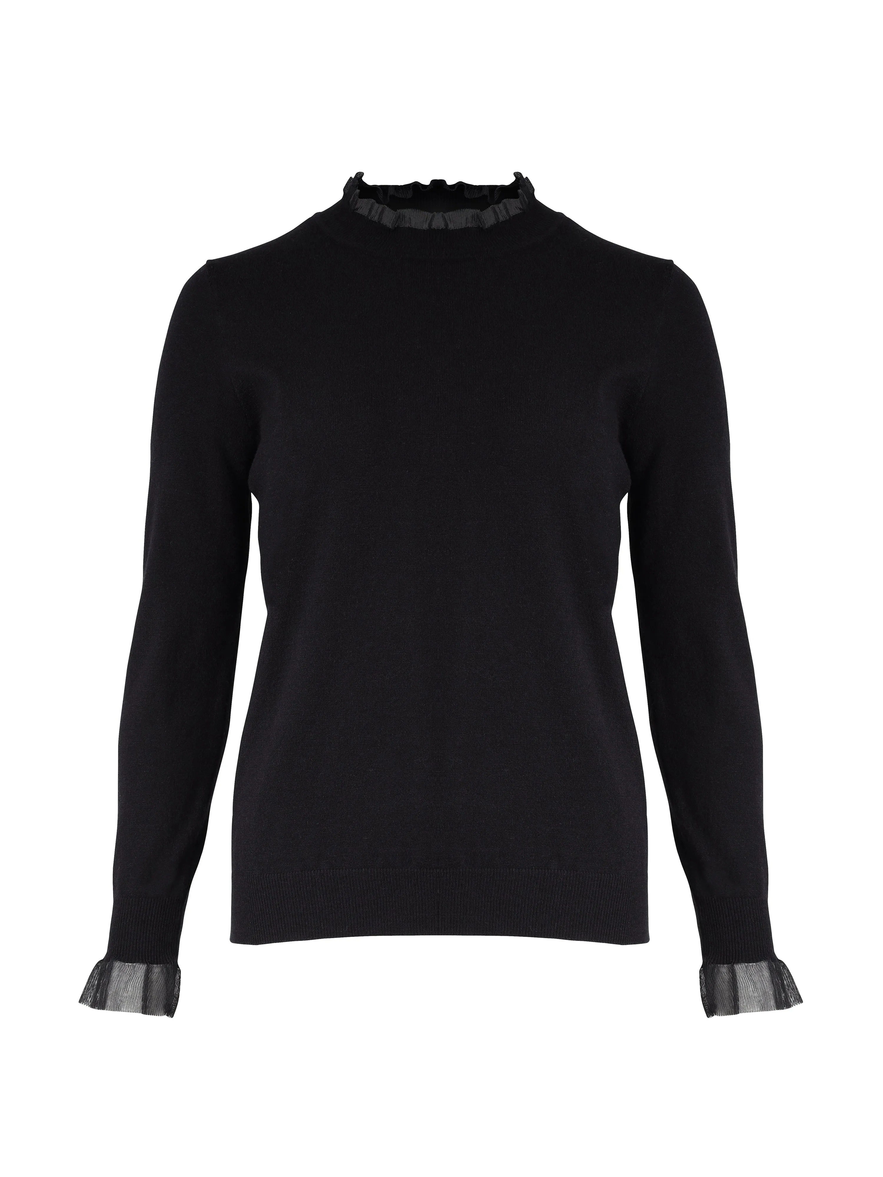 XYRIENNE blouse - Black mix