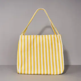 Yellow Stripe Tote Bag