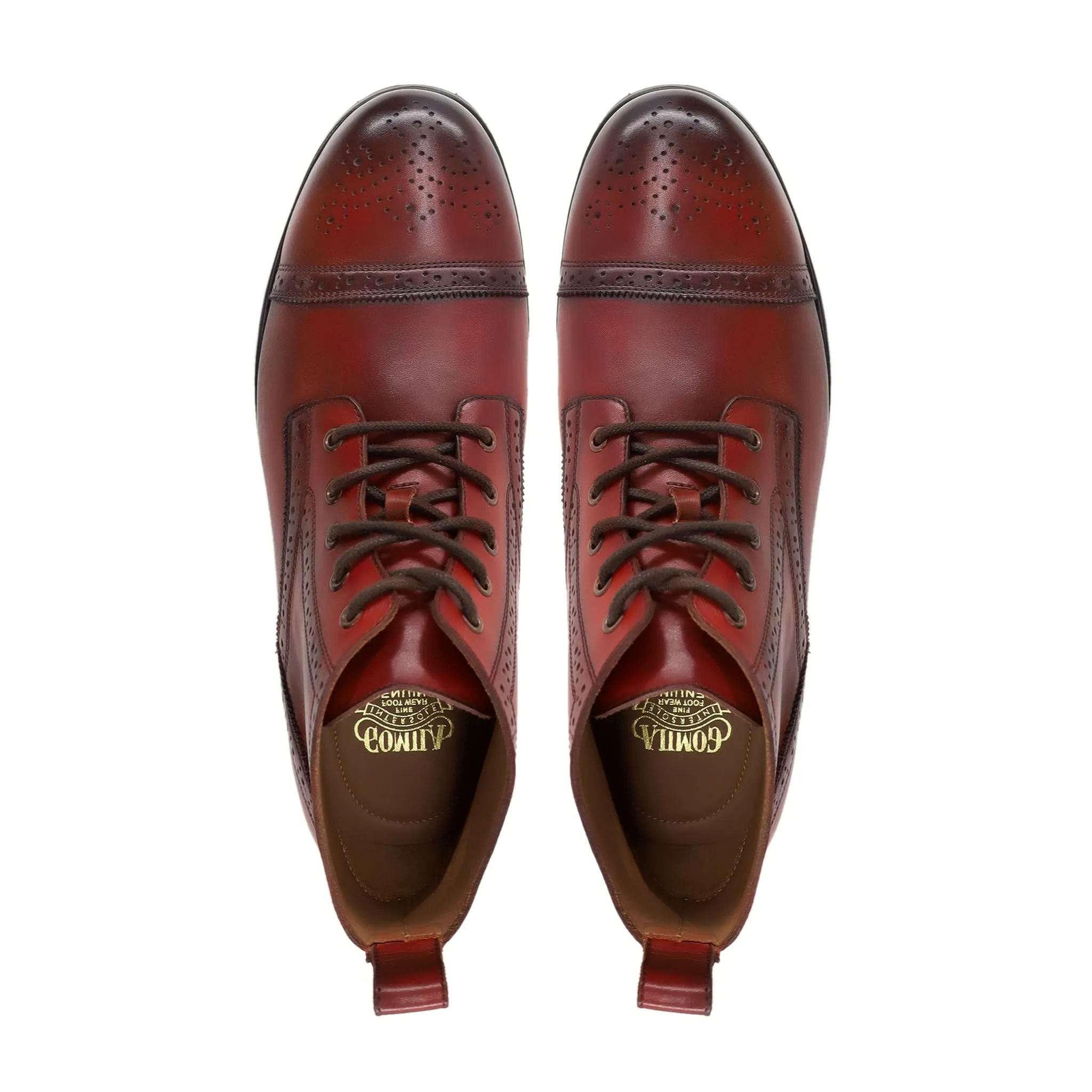 Yorrick -  Men's Burnished Oxblood Calf Leather Boot